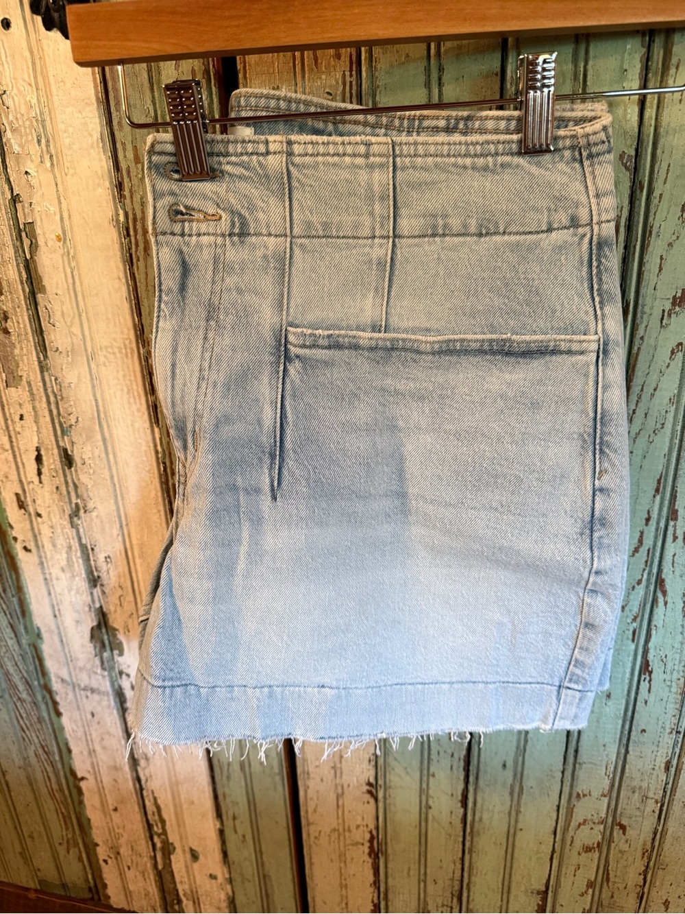 Maurices Light Blue Denim Jean Shorts